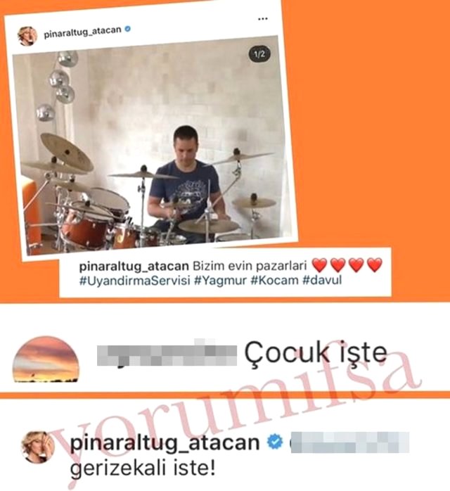 pınar altuğ takipçisine