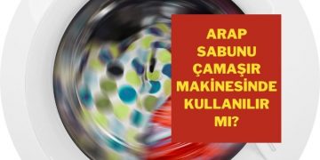 arap sabunu çamaşır makinesi