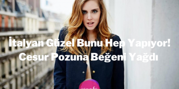 İtalyan Güzel Bunu Hep Yapıyor! Cesur Pozuna Beğeni Yağdı 