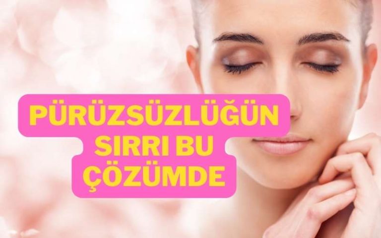 pürüzsüzlüğün sırrı bu çözümde