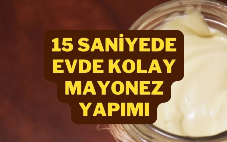 evde kolay mayonez yapımı