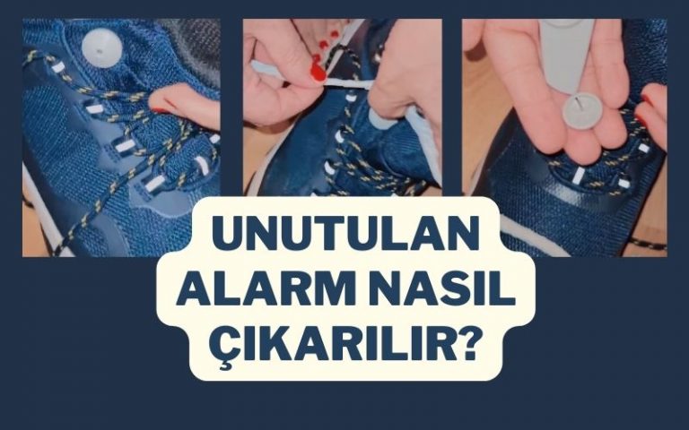 unutulan alarm nasıl çıkarılır