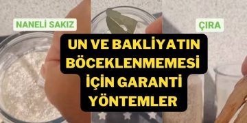 Un ve Bakliyatın Böceklenmemesi için