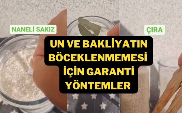 Un ve Bakliyatın Böceklenmemesi için