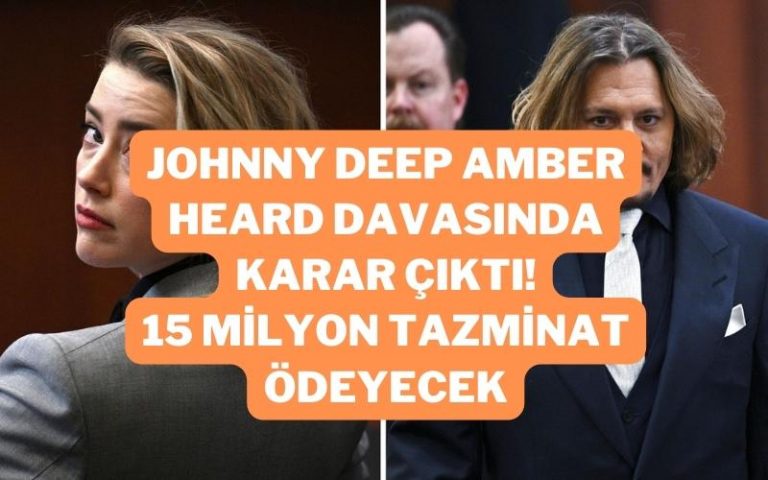 Johnny Deep Amber Heard Davasında Karar