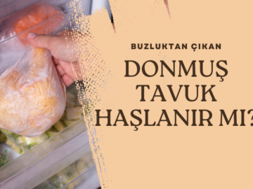 Donmuş tavuk haşlanır mı?