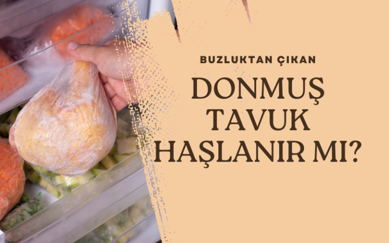 Donmuş tavuk haşlanır mı?