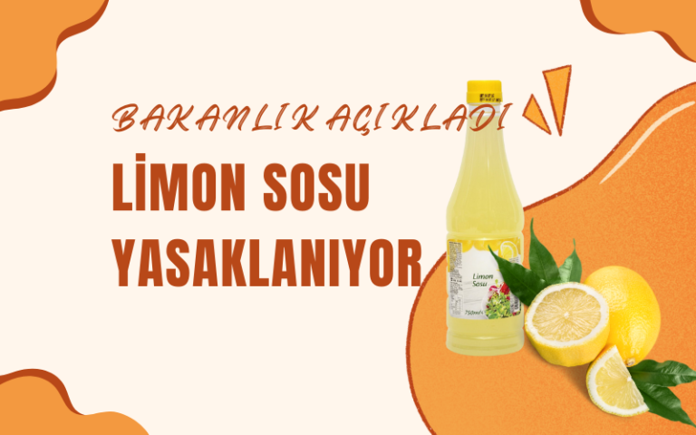 limon sosu yasaklanıyor