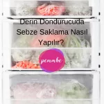 Derin Dondurucuda Sebze Saklama Nasıl Yapılır? 