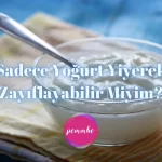 yoğurt diyeti