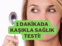 kaşıkla sağlık testi